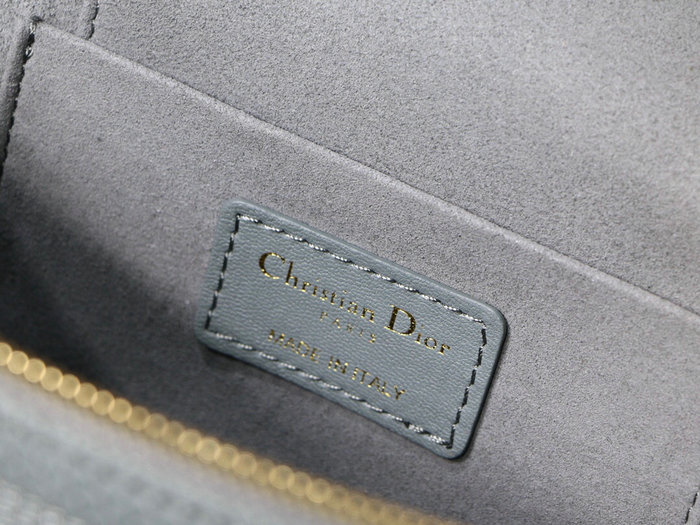 Dior Small Diortravel Vanity Case Blue S5488