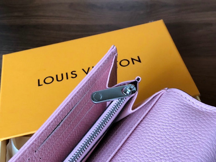 Louis Vuitton Mahina Leather Iris Wallet Pink M60143