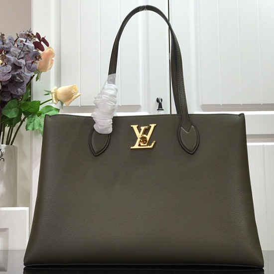 Louis Vuitton Lockme Shopper Green M57346
