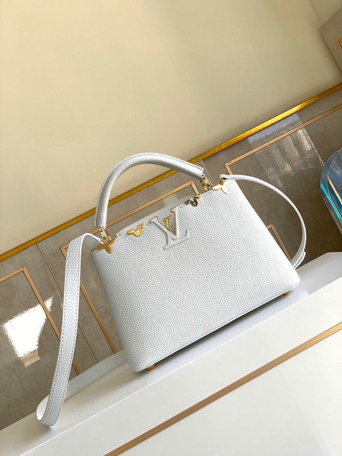 Louis Vuitton CAPUCINES BB White M55235