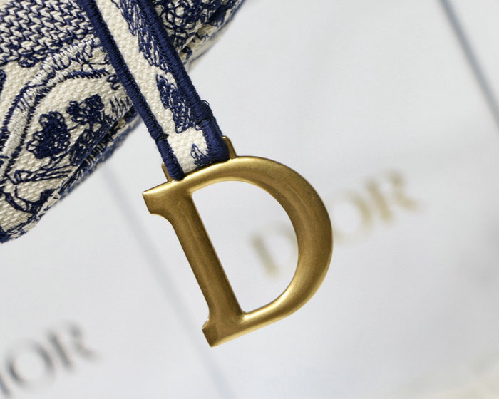 Dior Oblique Canvas Saddle Bag M90012