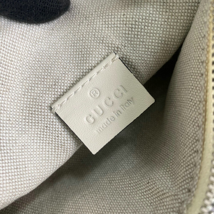 Gucci GG embossed belt bag White 658582
