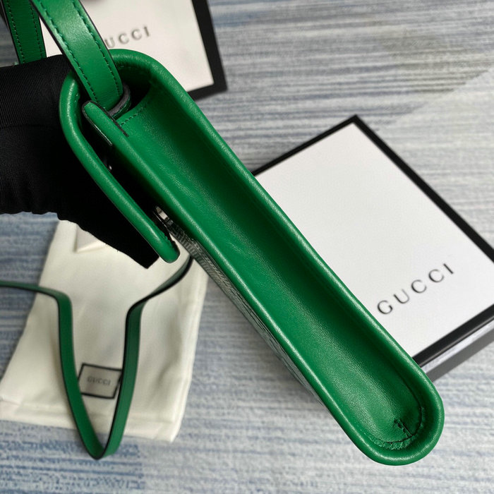 Gucci GG embossed mini bag Green 625571