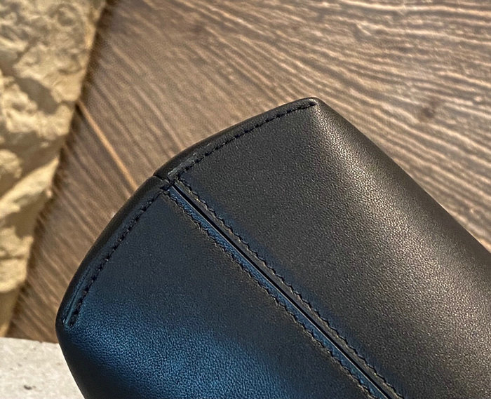 Fendi First Leather Bag Black 8BP127