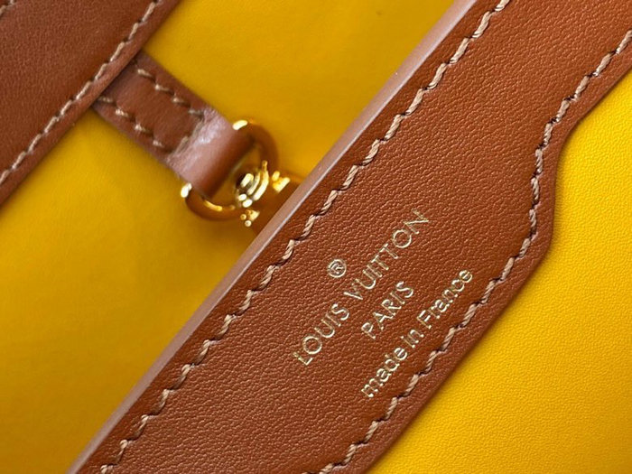 Louis Vuitton CAPUCINES MM Yellow M57351