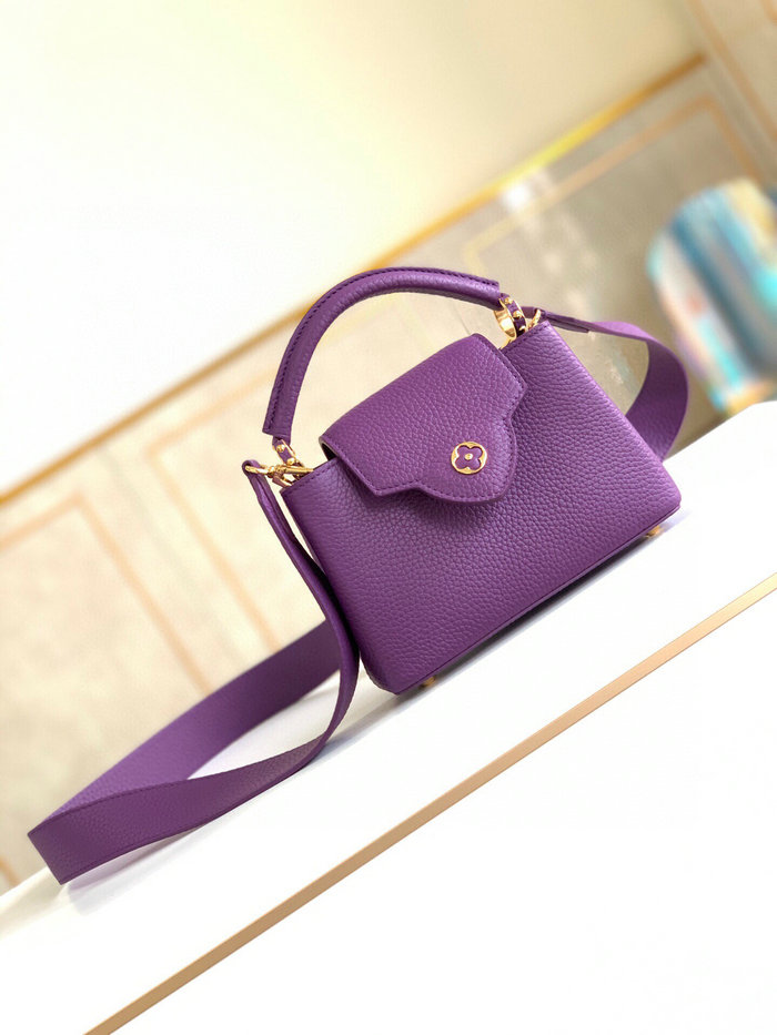 Louis Vuitton Capucines Mini Purple M55985
