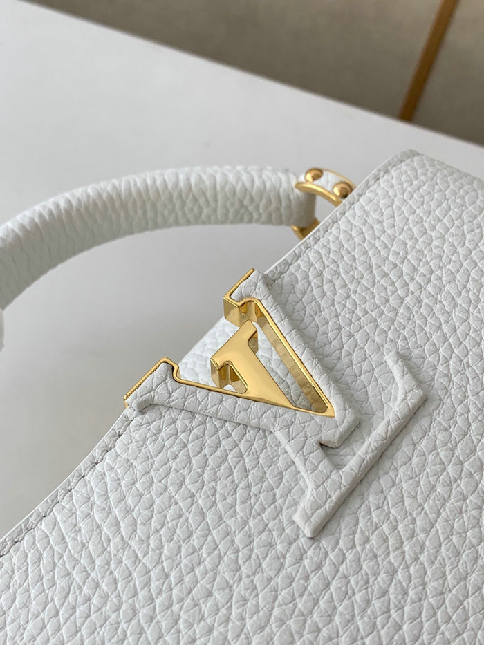 Louis Vuitton Capucines Mini White M55985