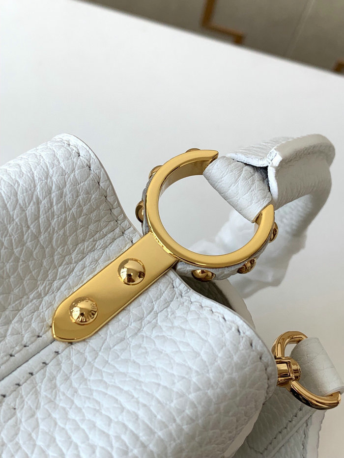 Louis Vuitton Capucines Mini White M55985
