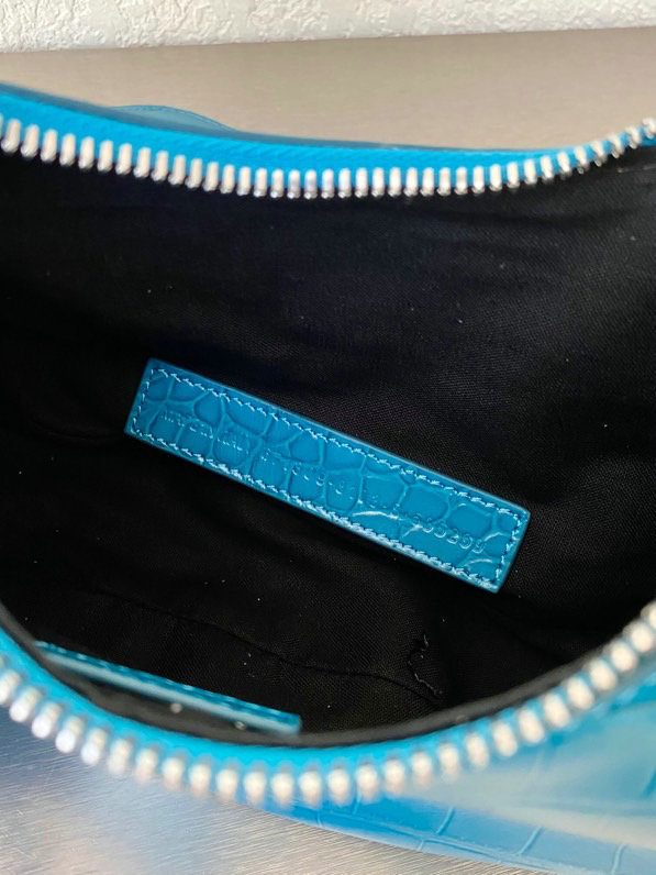 Balenciaga Le Cagole Calfskin XS Shoulder Bag Blue B67130