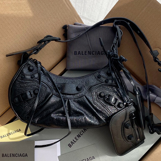 Balenciaga Le Cagole Shoulder Bag Black B67137