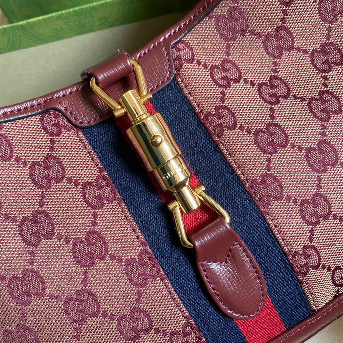Gucci Jackie 1961 Small Shoulder Bag Red 636706