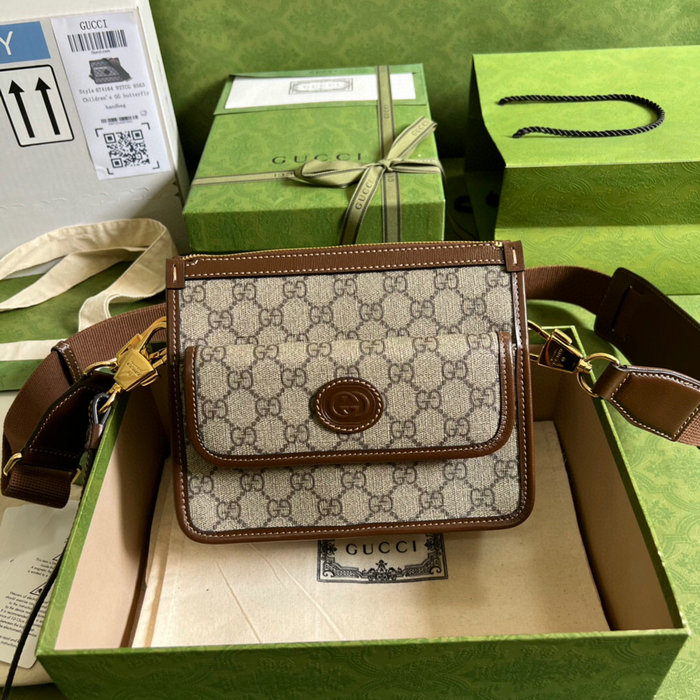 Gucci Messenger bag with Interlocking G 674164