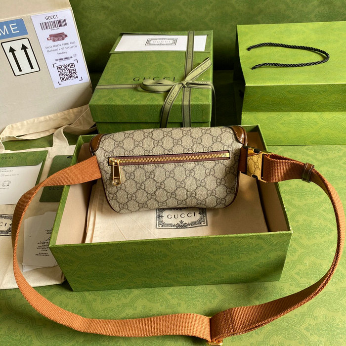 Gucci Belt bag with Interlocking G Brown 682933
