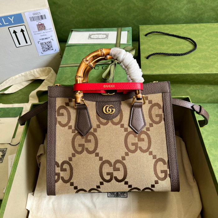 Gucci Diana Small Tote Bag with jumbo GG 660195