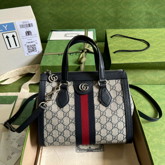 Gucci Ophidia small GG tote bag Blue 547551