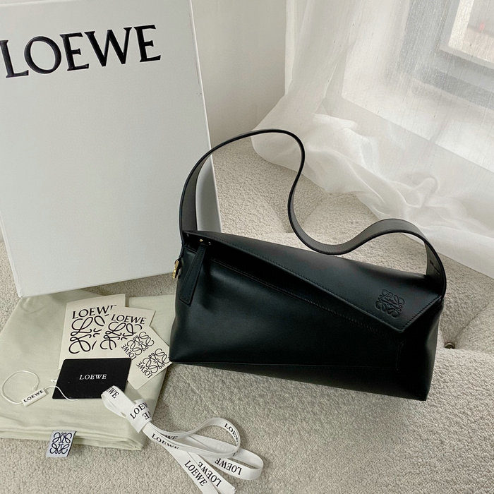 Loewe Puzzle Hobo Shoulder Bag Black 51067