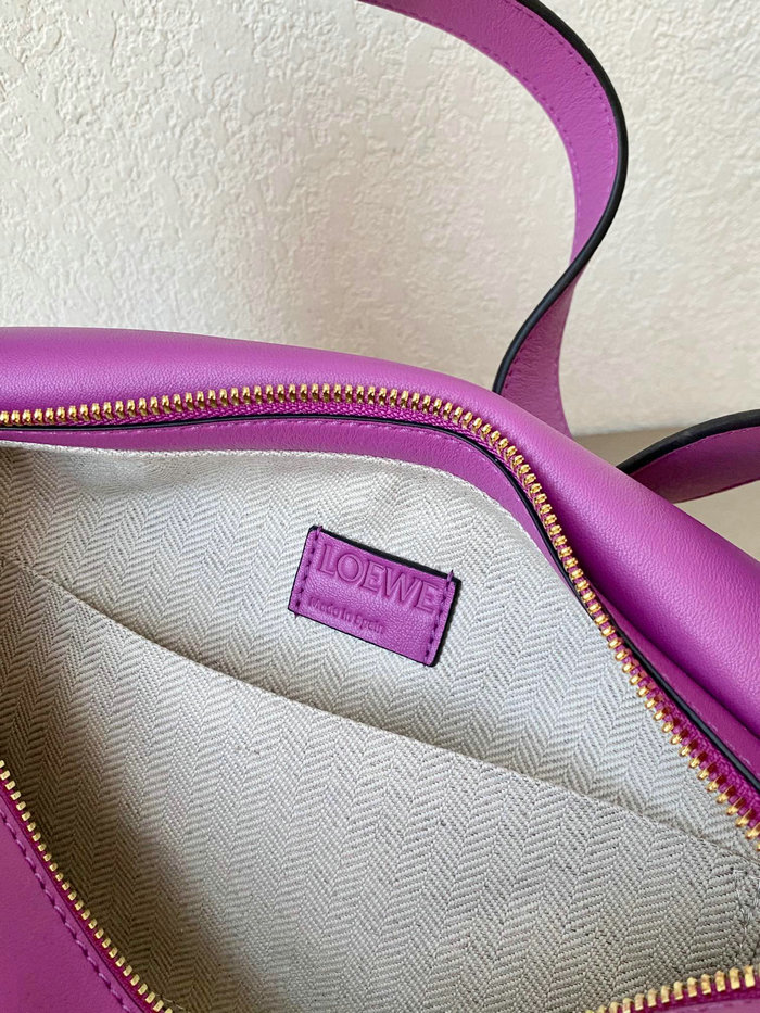 Loewe Puzzle Hobo Shoulder Bag Purple 51067