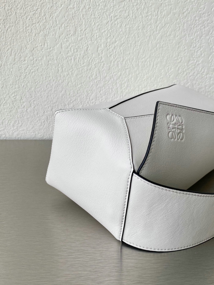 Loewe Puzzle Hobo Shoulder Bag White 51067