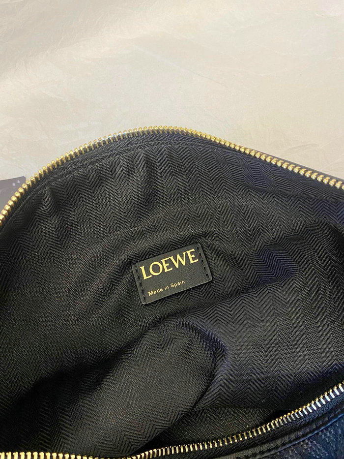 Loewe Small Cubi bag in Anagram jacquard Black 90668