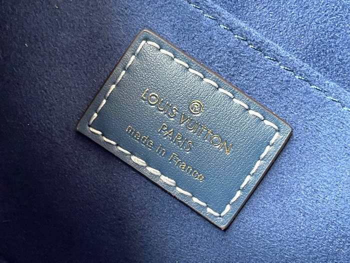 Louis Vuitton Denim Dauphine MM Blue M59631