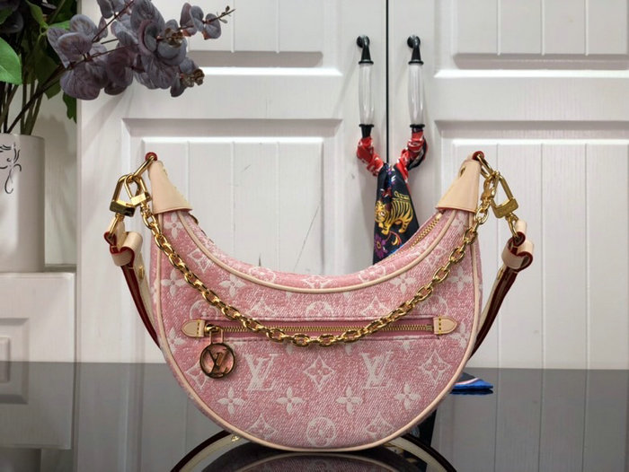 Louis Vuitton Denim Loop Pink M81166