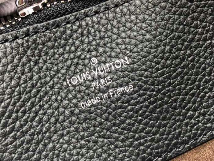 Louis Vuitton Mahina Leather Bella Tote Black M59200