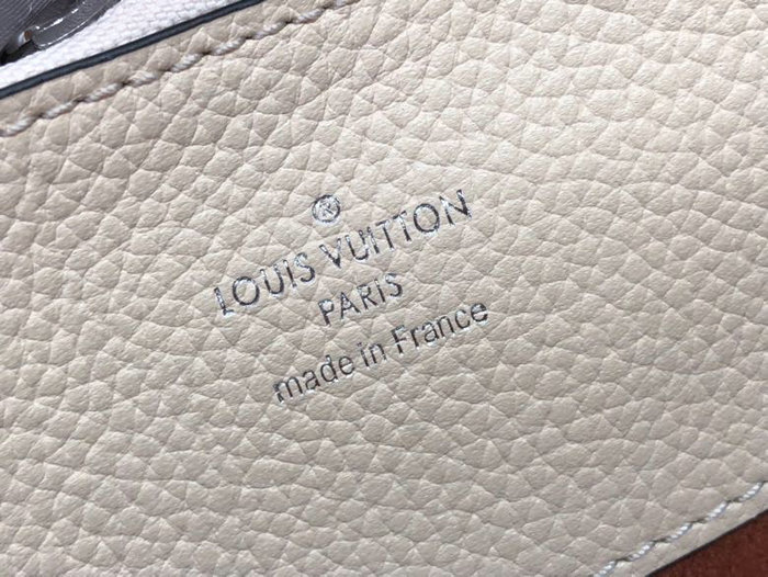 Louis Vuitton Mahina Leather Bella Tote Cream M59200