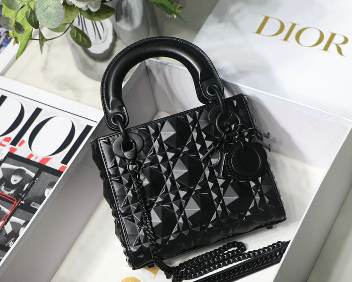 Mini Lady Dior Bag Black DM6003