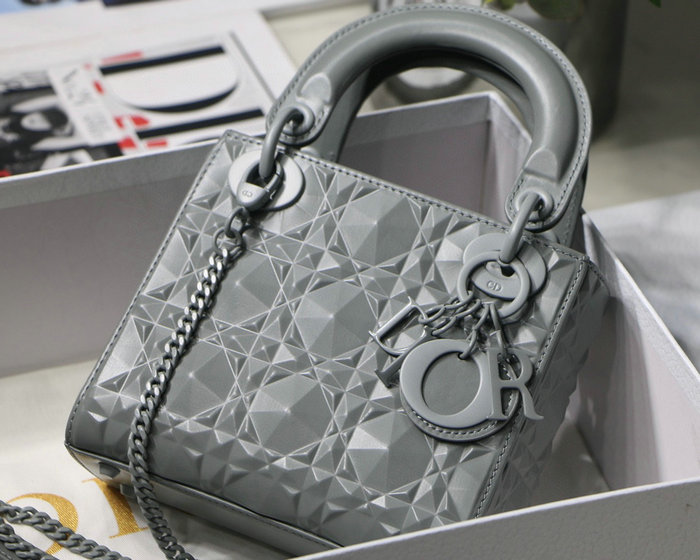 Mini Lady Dior Bag Grey DM6003