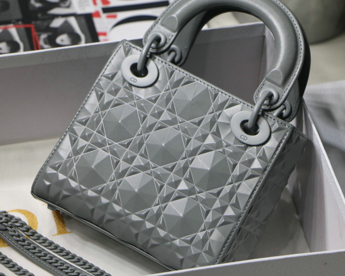 Mini Lady Dior Bag Grey DM6003