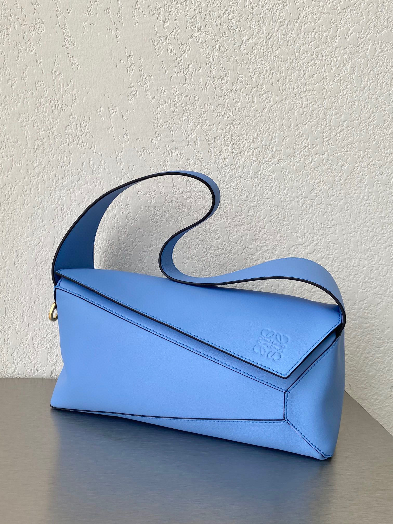 Loewe Puzzle Hobo Shoulder Bag Blue L51067