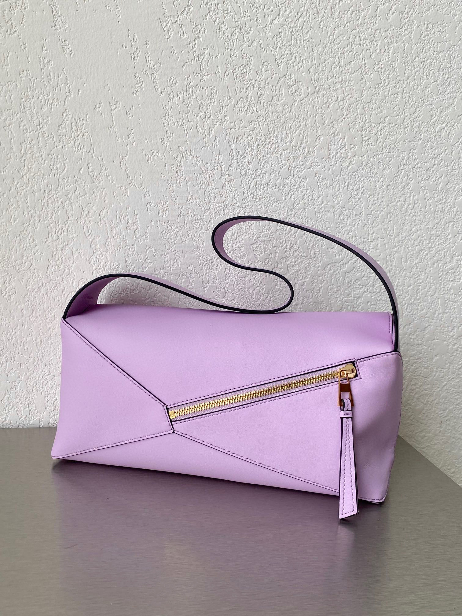 Loewe Puzzle Hobo Shoulder Bag Purple L51067
