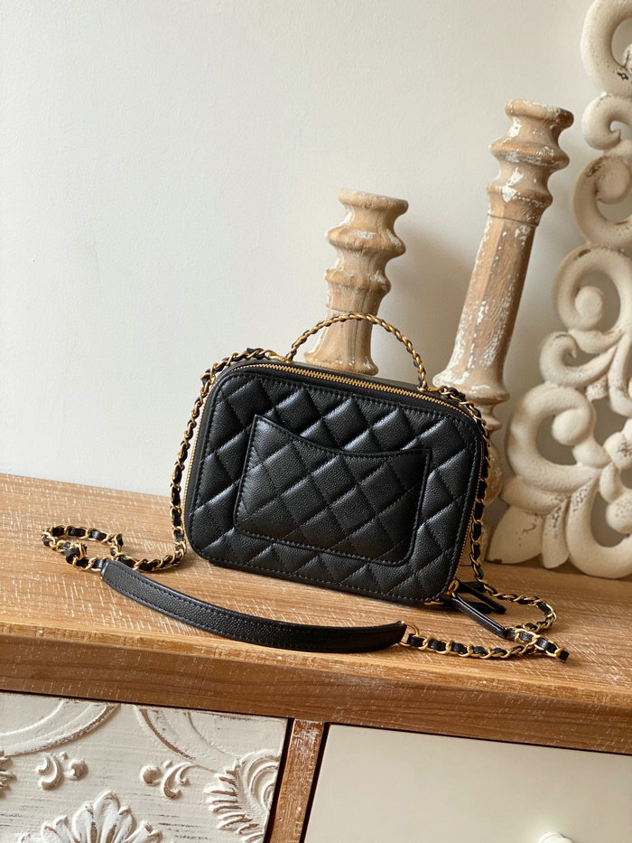 Chanel Vanity Case Bag Black AP3222