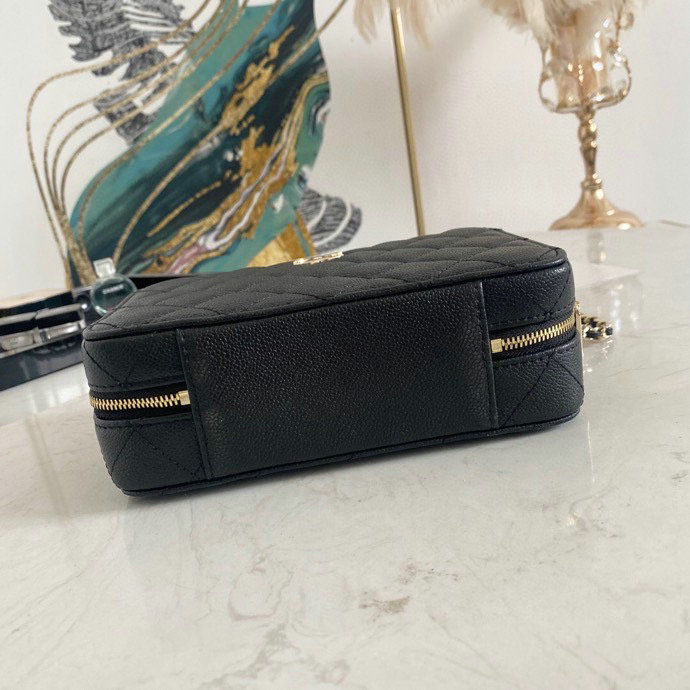 Chanel Vanity Case Bag Black AS3168