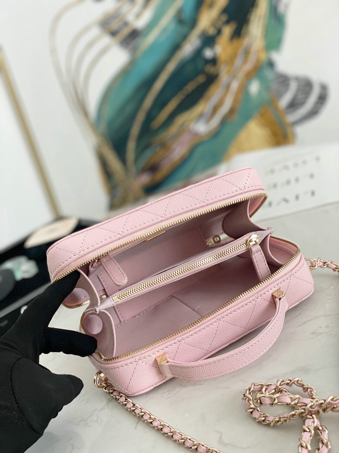 Chanel Vanity Case Bag Pink AS3168