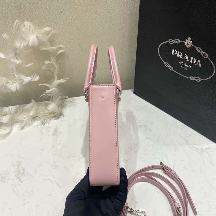 Prada Small brushed leather tote Pink 1BA331
