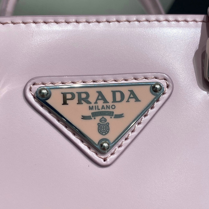 Prada Small brushed leather tote Pink 1BA331