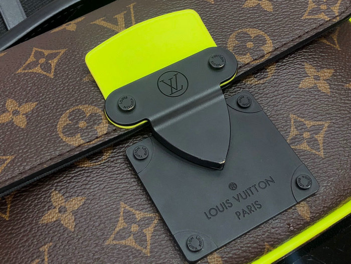 Louis Vuitton S LOCK SLING Green M46245