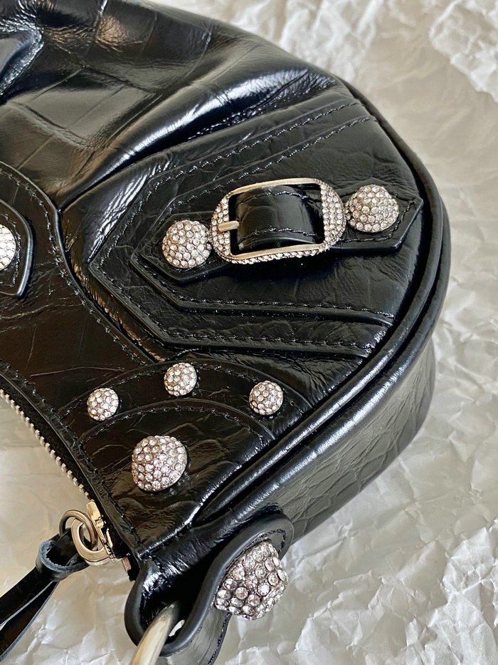 Balenciaga Le Cagole Crocodile XS Shoulder Bag B671306
