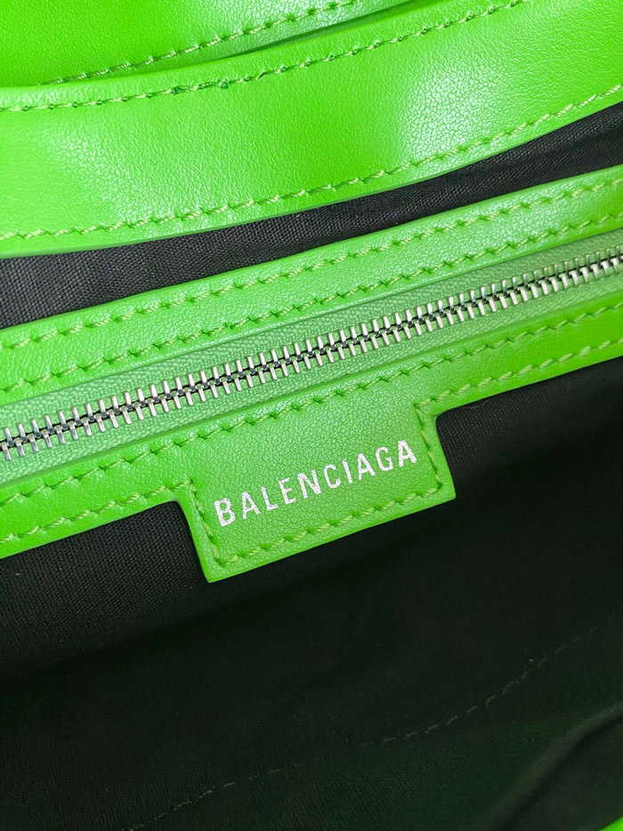 Balenciaga Lindsay Small Leather Shoulder Bag Green B701141