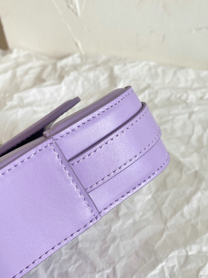 Balenciaga Lindsay Small Leather Shoulder Bag Purple B701141