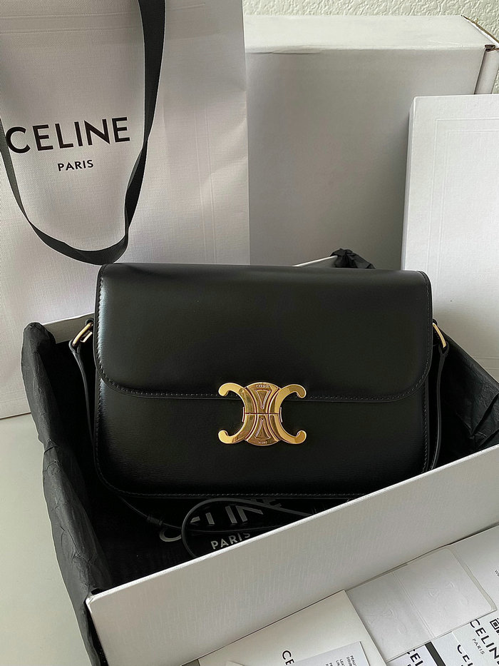 Celine Medium Triomphe Bag Black CL35023