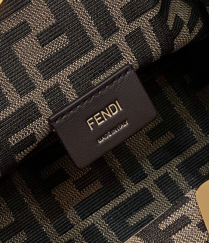 Fendi First small leather bag Beige F80018