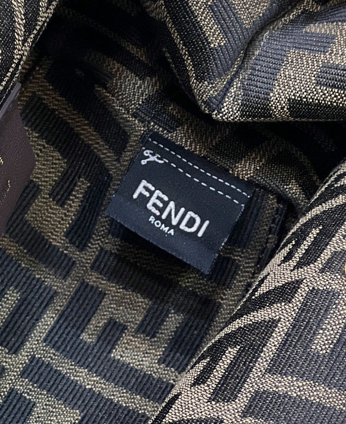 Fendi First small leather bag Black F80018