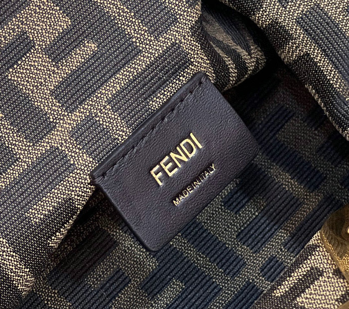 Fendi First small leather bag coffee F80018