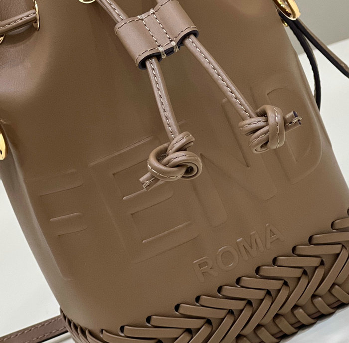 Fendi Mon Tresor leather mini-bag Brown F8537