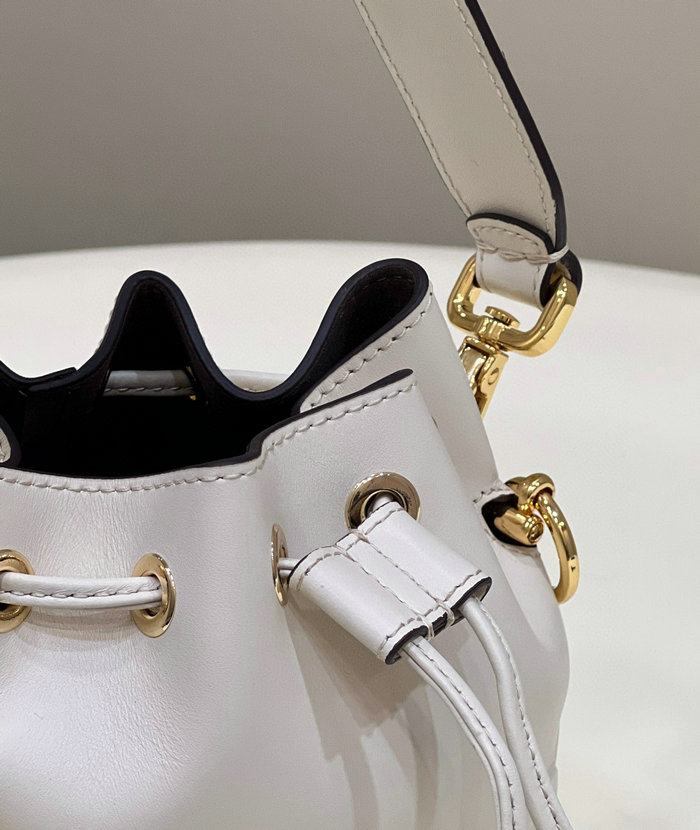 Fendi Mon Tresor leather mini-bag White F8537