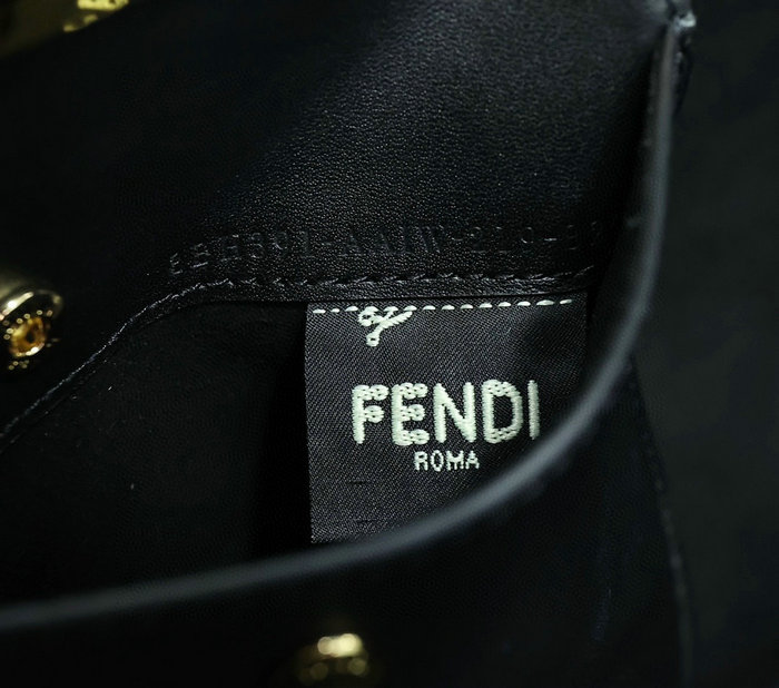Fendi Way Tote Bag Black F8506