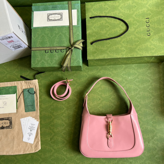 Gucci Jackie 1961 Small Hobo Bag Pink 636709