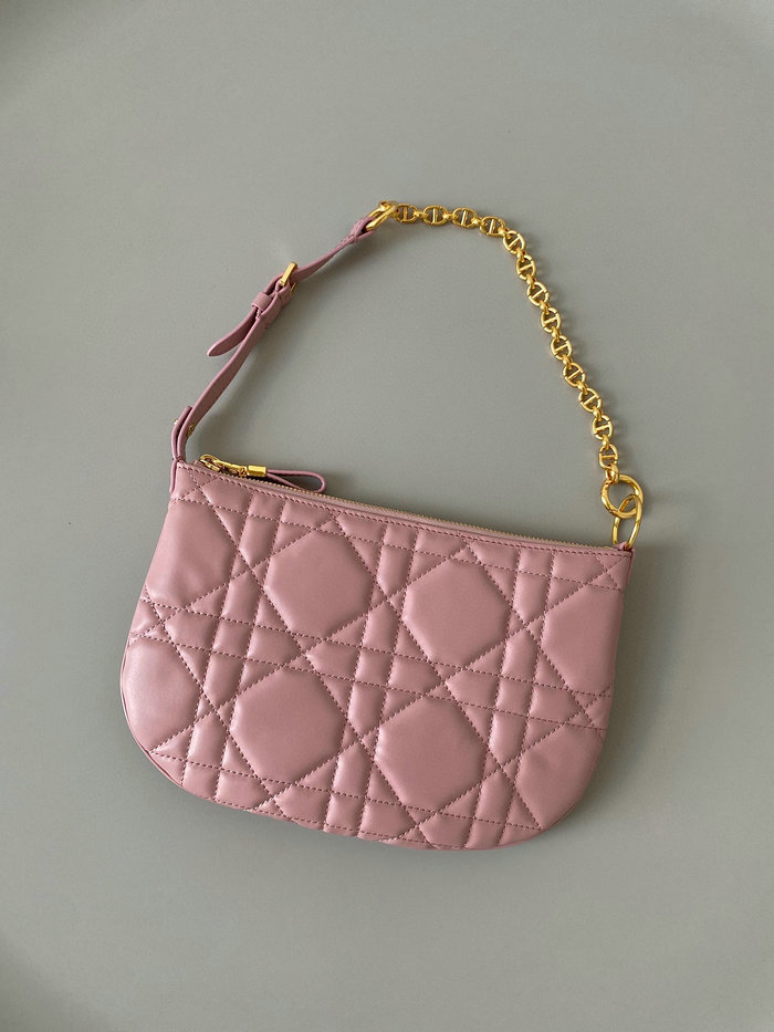 Mini Dior Caro Tulip Bag Pink S5139